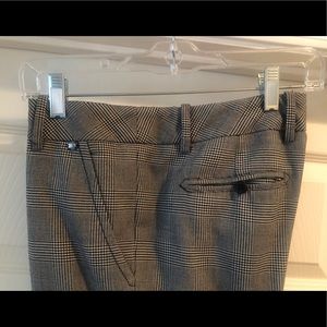 Trina Turk black & white plaid pants